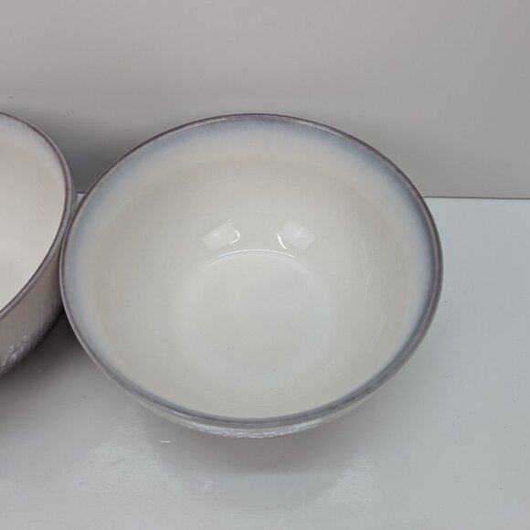 Pfaltzgraff Everyday Eclipse Plum Fruit Purple Textured Dessert Bowl Lot of 2 - Picture 5 of 7